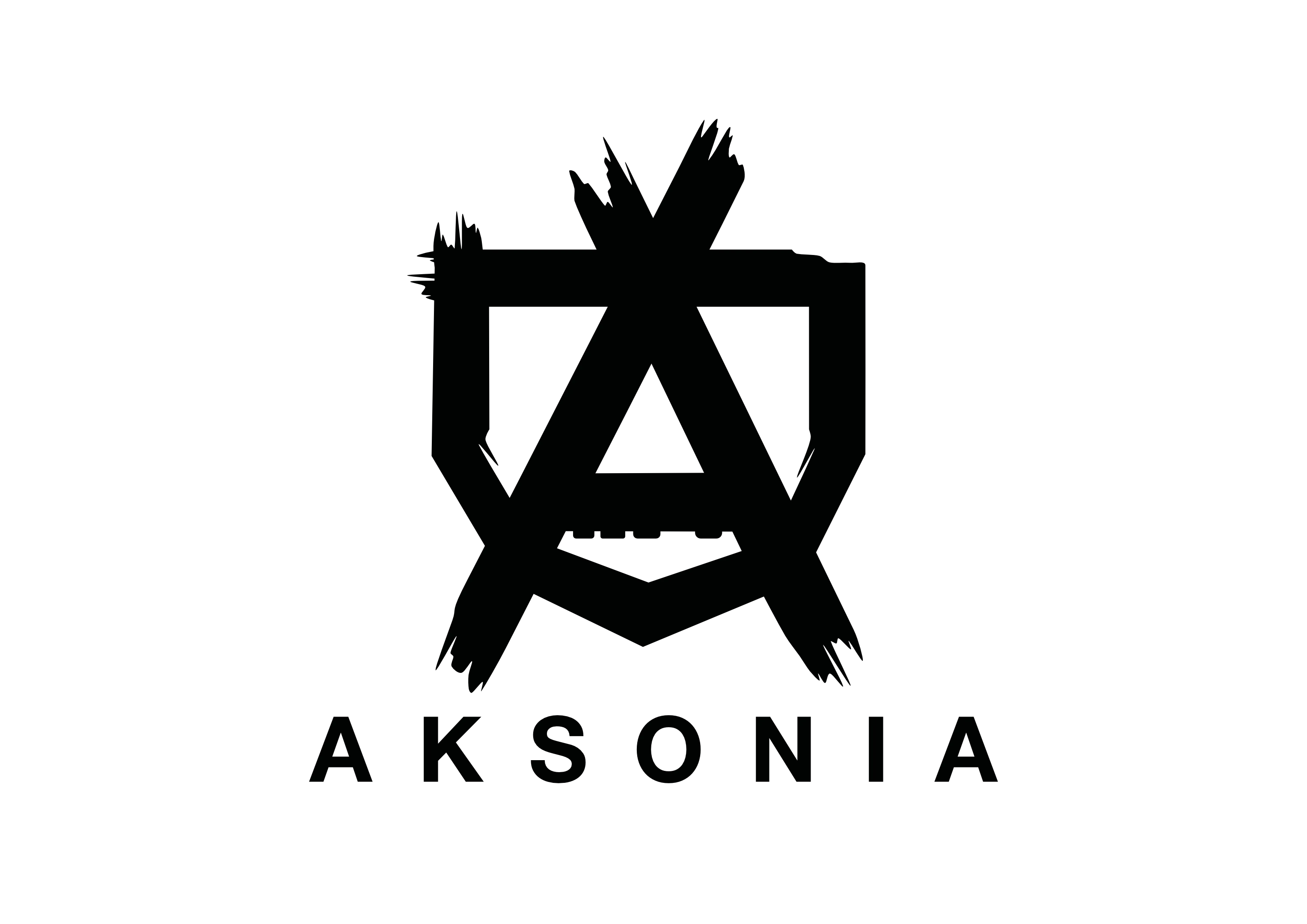 Aksonia Logo - Dark