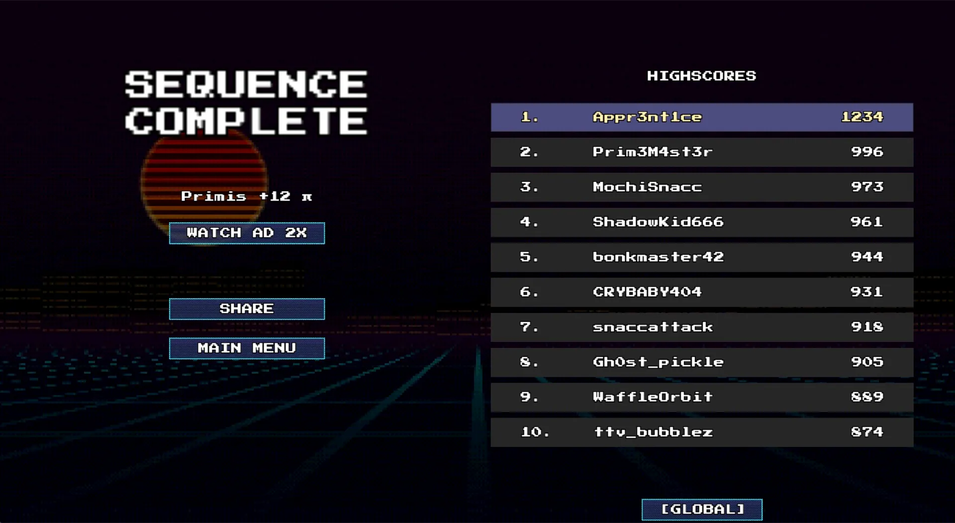 Prime Hunt Core Android Leaderboard - Compete for the Highest Prime Score